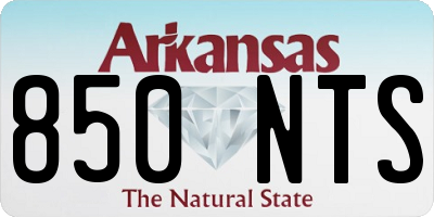 AR license plate 850NTS