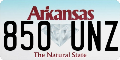 AR license plate 850UNZ