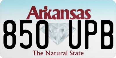 AR license plate 850UPB
