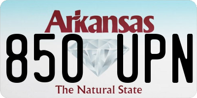 AR license plate 850UPN
