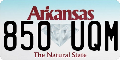 AR license plate 850UQM