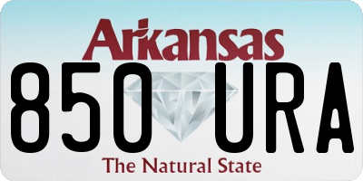 AR license plate 850URA