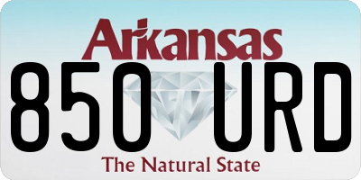 AR license plate 850URD
