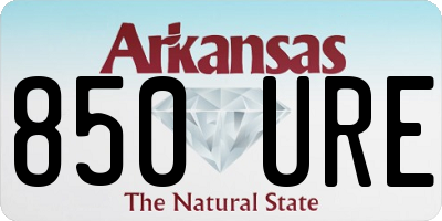 AR license plate 850URE