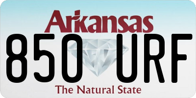 AR license plate 850URF