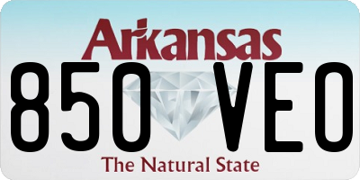 AR license plate 850VEO