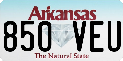 AR license plate 850VEU