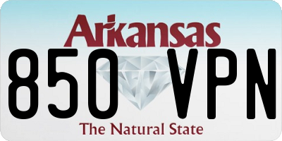 AR license plate 850VPN