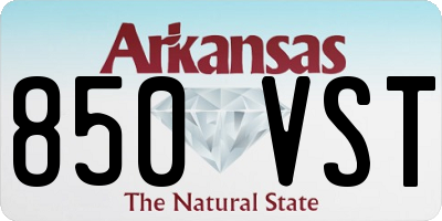 AR license plate 850VST