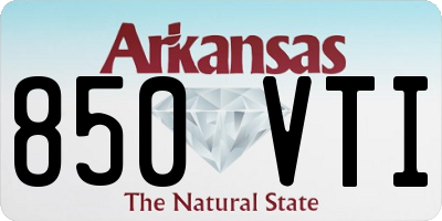 AR license plate 850VTI