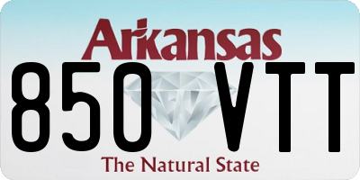 AR license plate 850VTT