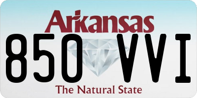 AR license plate 850VVI