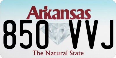 AR license plate 850VVJ