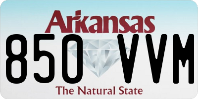 AR license plate 850VVM