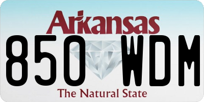 AR license plate 850WDM
