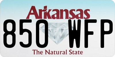 AR license plate 850WFP