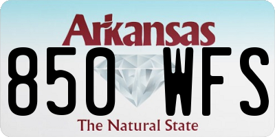 AR license plate 850WFS