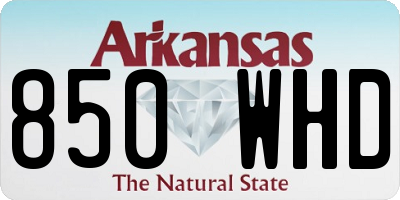 AR license plate 850WHD