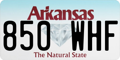 AR license plate 850WHF