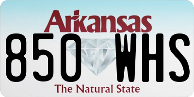 AR license plate 850WHS