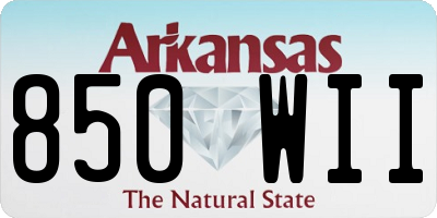 AR license plate 850WII