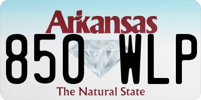 AR license plate 850WLP