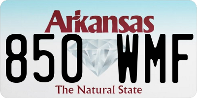 AR license plate 850WMF