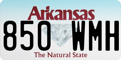 AR license plate 850WMH