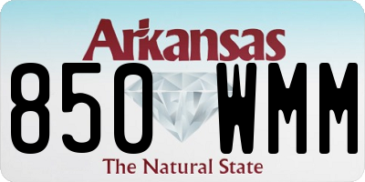 AR license plate 850WMM