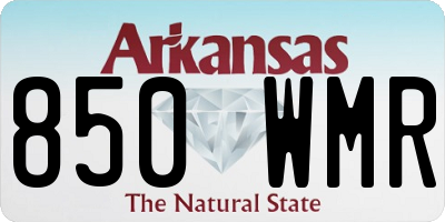 AR license plate 850WMR