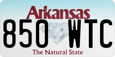 AR license plate 850WTC