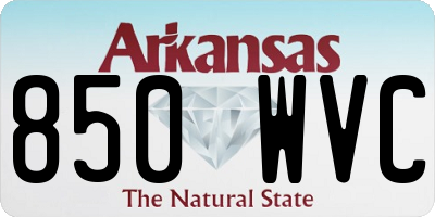 AR license plate 850WVC
