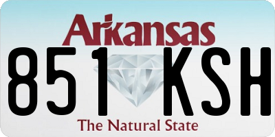 AR license plate 851KSH