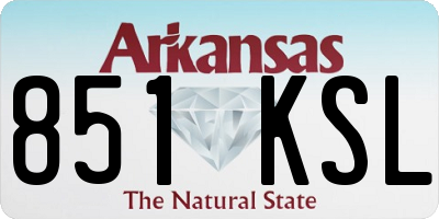 AR license plate 851KSL