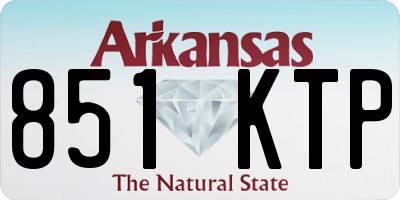 AR license plate 851KTP