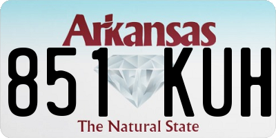 AR license plate 851KUH