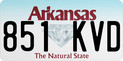 AR license plate 851KVD