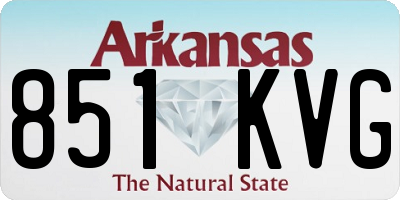 AR license plate 851KVG