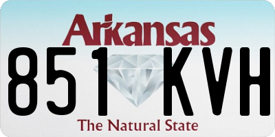 AR license plate 851KVH
