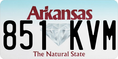 AR license plate 851KVM