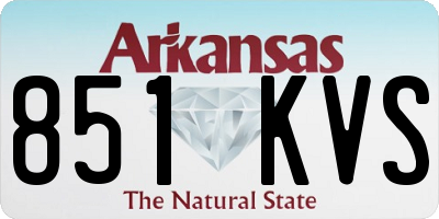 AR license plate 851KVS