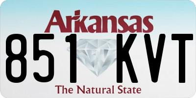 AR license plate 851KVT