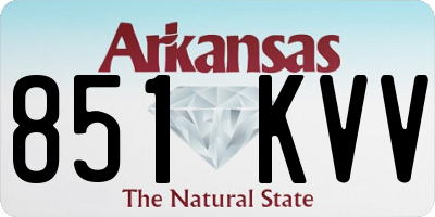 AR license plate 851KVV