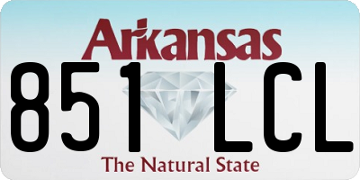AR license plate 851LCL