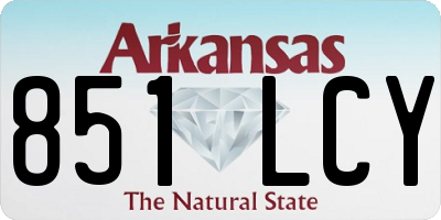 AR license plate 851LCY