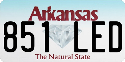 AR license plate 851LED
