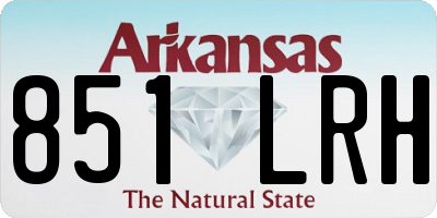 AR license plate 851LRH