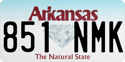 AR license plate 851NMK