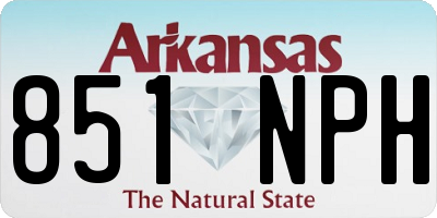 AR license plate 851NPH