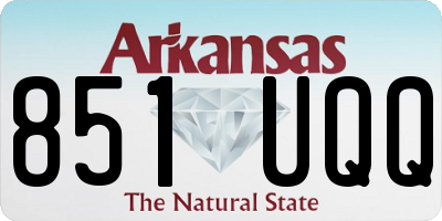 AR license plate 851UQQ